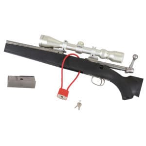 UTG TL-GLK01 Firearm Cable Lock F5.3mmX15" California DOJ Approved 