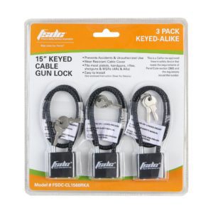 10 Pack California Approved Keyed Alike Club Brand Gun CABLE Lock  15291008833